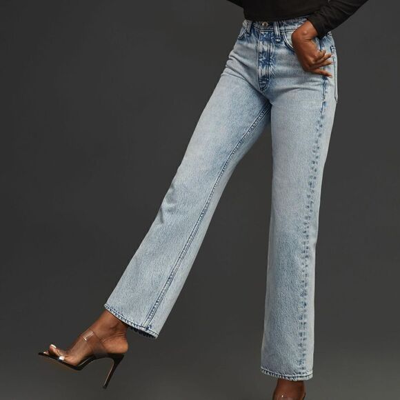 NWOT rag & bone Alex High-Rise Acid Wash Straight Jeans Womens Sz 25 - Picture 2 of 12